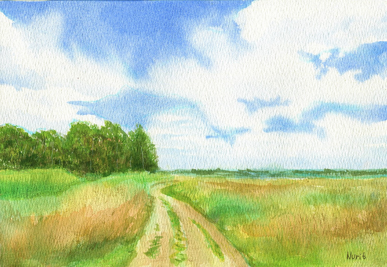 Through Glowing Fields